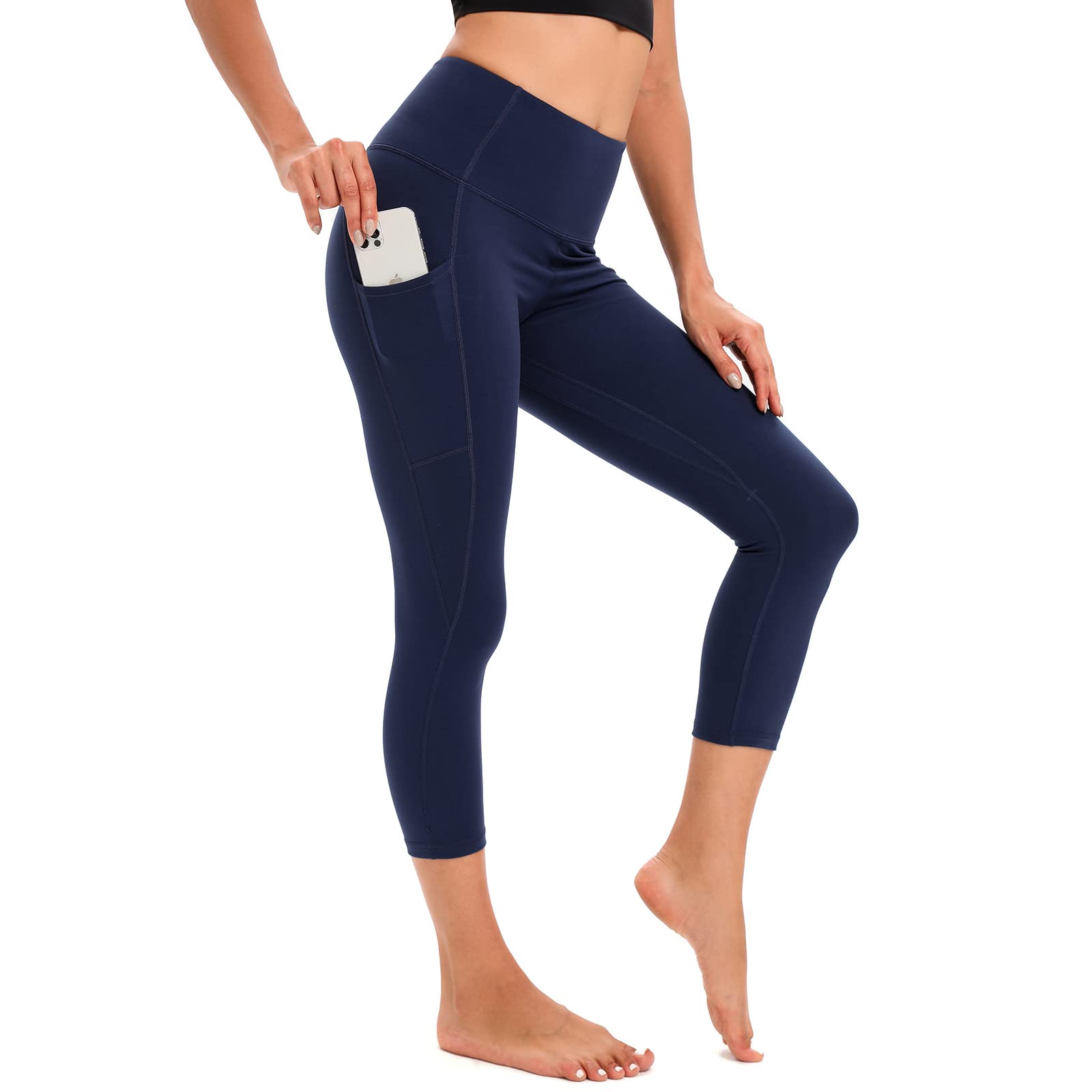 Capri workout leggings with pockets hotsell